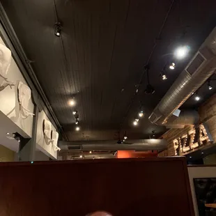 View of elephants and pizza signs