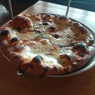 Best margarita pizza I have had! A bit more sauce would have taken it through the stratosphere.