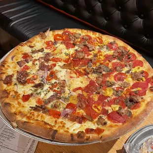Large half peppadew half classic pie