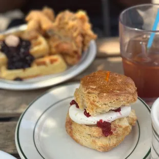 Biscuit with Jelly &amp; Cream Cheese