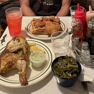 Green-Goddess Roasted 1/2 Chicken