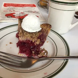 Sour Cherry & Pear Pie, Whole