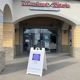 New location at Market Tito's