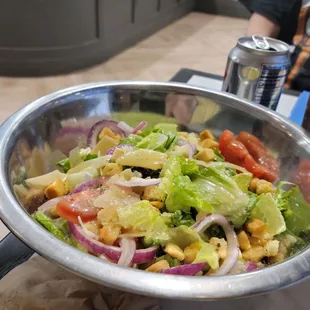 Tossed Salad with Italian Dressing