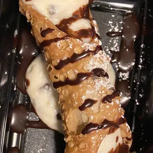 Homemade cannoli so rich and delicious truly a 5 star dessert!