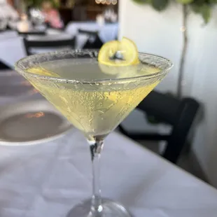 Lemon drop martini