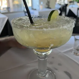 Italian margarita with amaretto shot