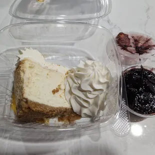 Blueberry Cheesecake to go