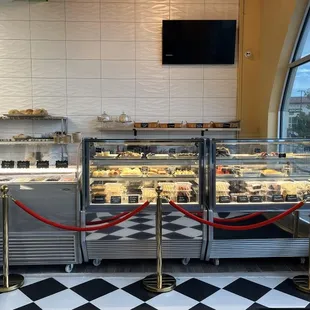 a view of the counter area