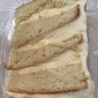 Limoncello Mousse Cake Slice