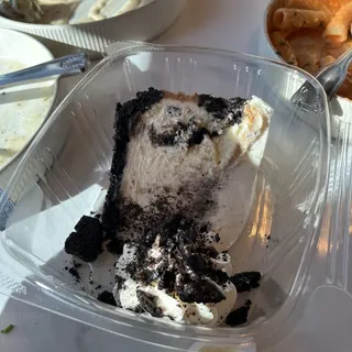 Cookies & Cream Ricotta Cheesecake Slice