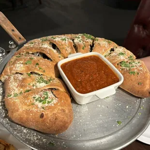 Small calzone.