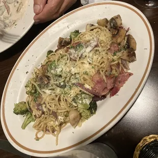 Carbonara dish