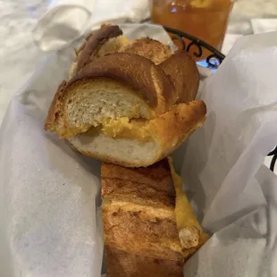 Yummy complimentary bread