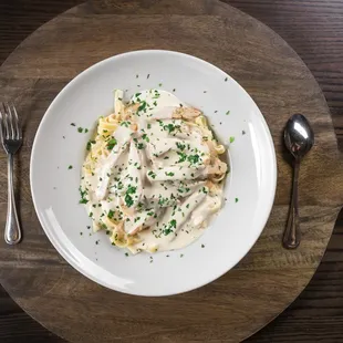 food, pasta dish, pasta