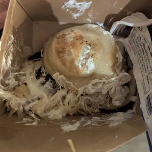 Some sort of potato pierogi who knows