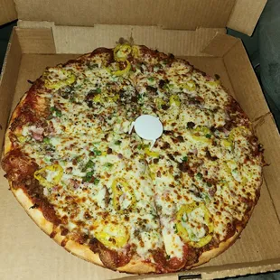 pizza, food