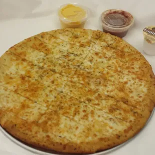 Cheesy Garlic Strips