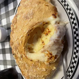 Garlic Cheese Bomb calzone
