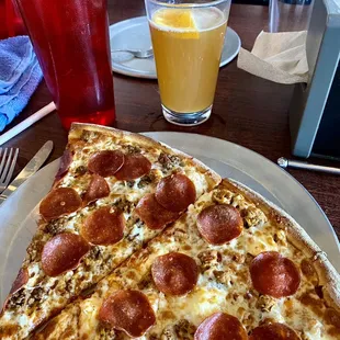 pizza, food