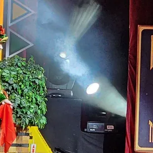 Piff interacting with someone