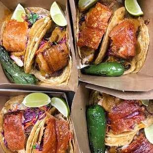 Lechon tacos