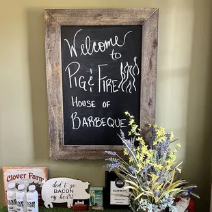 a chalkboard