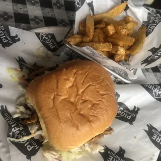 Pulled Pork BBQ Sandwich