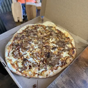 pizza, food