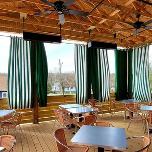 Huge covered patio