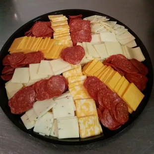 Pepperoni and Cheese Platter