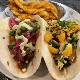 Shrimp and Chorizo Tacos