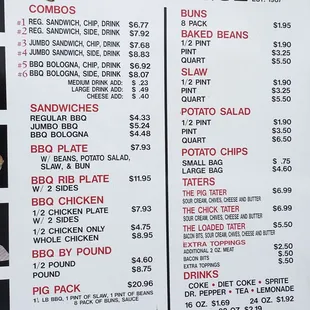 ows prices and prices