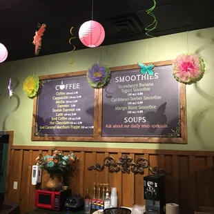 Coffee and smoothies made to order