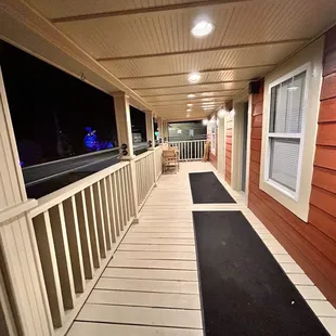The 2nd floor patio space