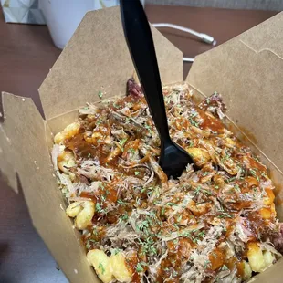 Pulled pork Mac n cheese