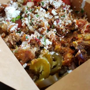 Stacked nachos. It's staaaaaacked!