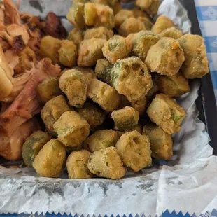 Fried okra