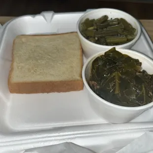 Collard Greens, Green Beans