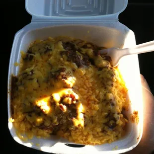 Chili cheese tater tots!