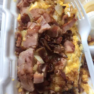 Loaded potato with everything