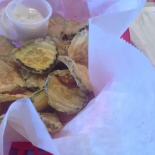 Fried pickles!!
