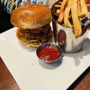 Play Rugby USA Fried Chicken Sandwich