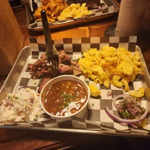 Brisket platter was excellent.