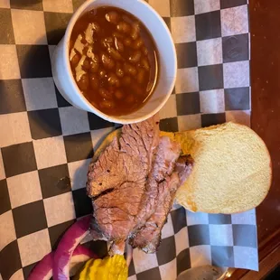 And yes, that's a regular hamburger bun.