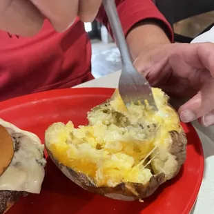 Baked potato.