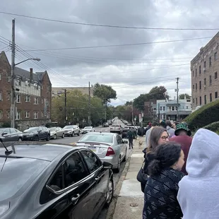 Line outside of shop