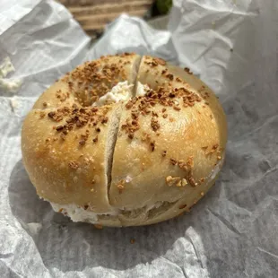 Garlic Salt Bagel