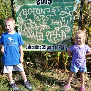 Corn maze is included in the cost!