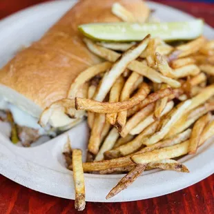 Philly cheesesteak was very good.